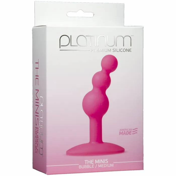 Platinum Minis Bubble Medium Pink Doc Johnson Novelties Vibrators