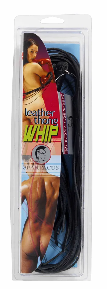 Restraints Spartacus Leather 20in Thong Whip