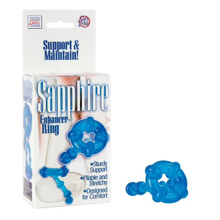 Sapphire Enhancer Ring California Exotic Novelties Male Sex Toys