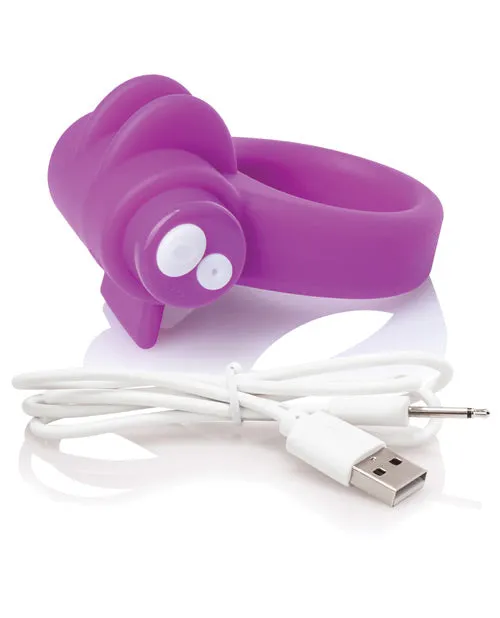 Screaming O Male Sex Toys Screaming O Charged Combo 1 WC Ring Finger Sleeve Purple