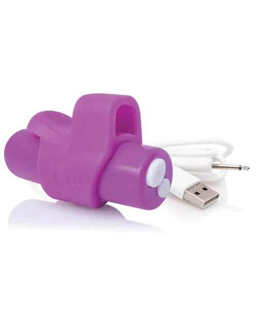 Screaming O Male Sex Toys Screaming O Charged Combo 1 WC Ring Finger Sleeve Purple
