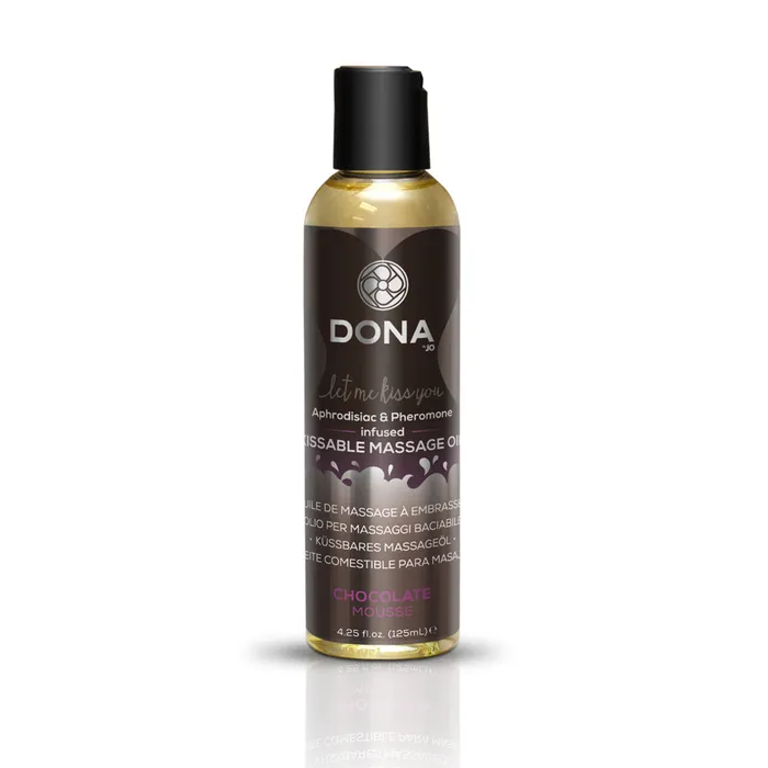 System JO Couples Dona Kissable Massage Oil Chocolate Mousse 375 Oz