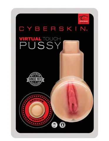 Topco Vibrators Cyberskin Virtual Touch Pussy Natural