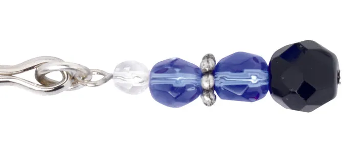 Tweezer Clit Clamp WBlue Beads Spartacus Male Sex Toys