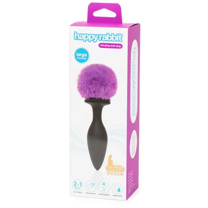 Vibrant Vibes Australia Quality Sex Toys Great Prices Anal Happy Rabbit Rechargeable Vibrating Butt Plug Large BlackPurple Vibrant Vibes Australia Quality Sex Toys Great Prices Anal Happy Rabbit Rechargeable Vibrating Butt Plug Large BlackPurple