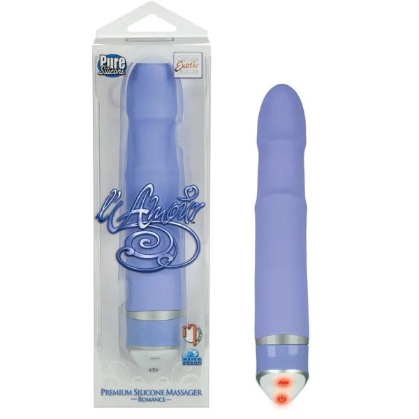 Vibrators Lamour Silicone Romance Purple California Exotic Novelties