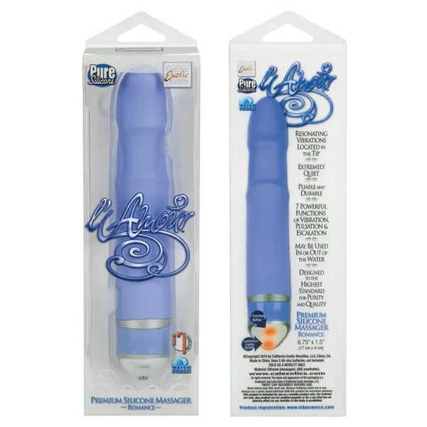 Vibrators Lamour Silicone Romance Purple California Exotic Novelties