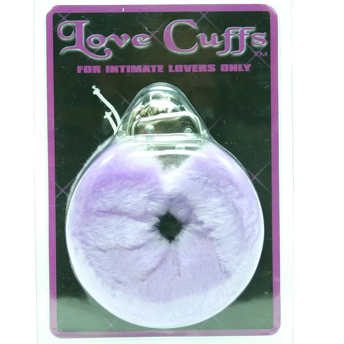 Vibrators Love Cuffs Plush Lavender Golden Triangle