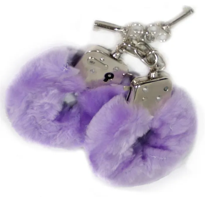 Vibrators Love Cuffs Plush Lavender Golden Triangle
