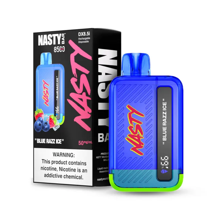 Vibrators Nasty Bar DX85i 8500 Puff Disposable CLEARANCE NASTY
