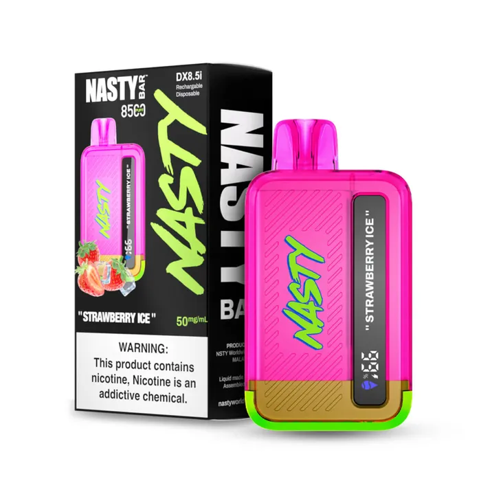 Vibrators Nasty Bar DX85i 8500 Puff Disposable CLEARANCE NASTY