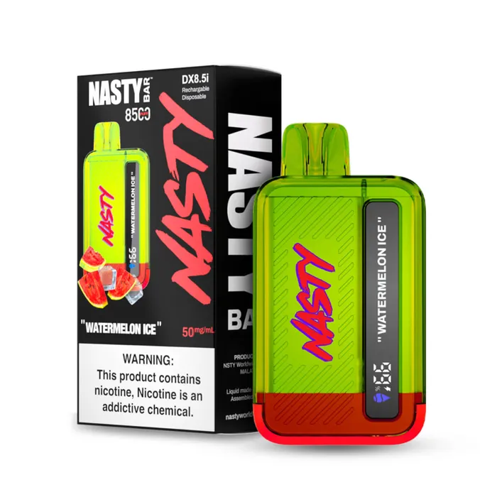 Vibrators Nasty Bar DX85i 8500 Puff Disposable CLEARANCE NASTY