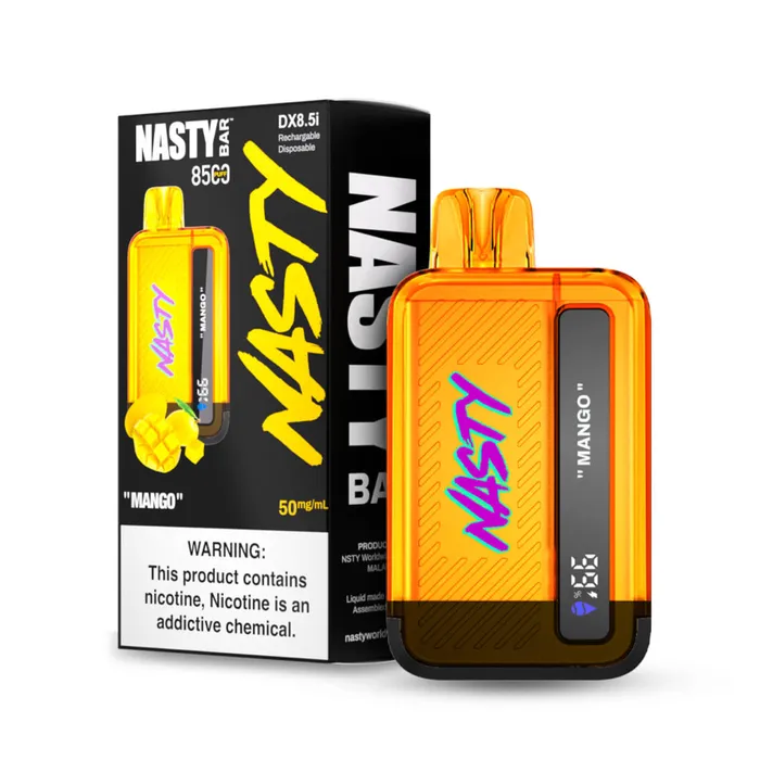 Vibrators Nasty Bar DX85i 8500 Puff Disposable CLEARANCE NASTY