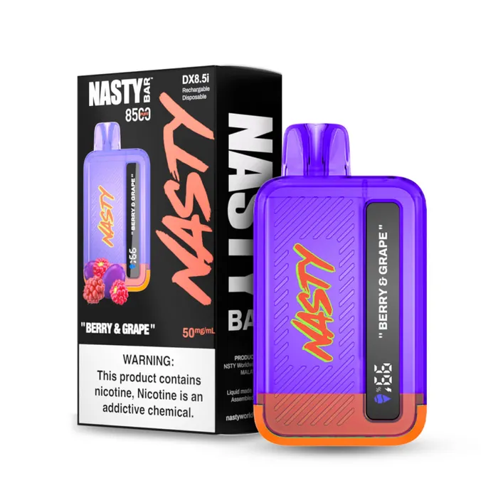 Vibrators Nasty Bar DX85i 8500 Puff Disposable CLEARANCE NASTY