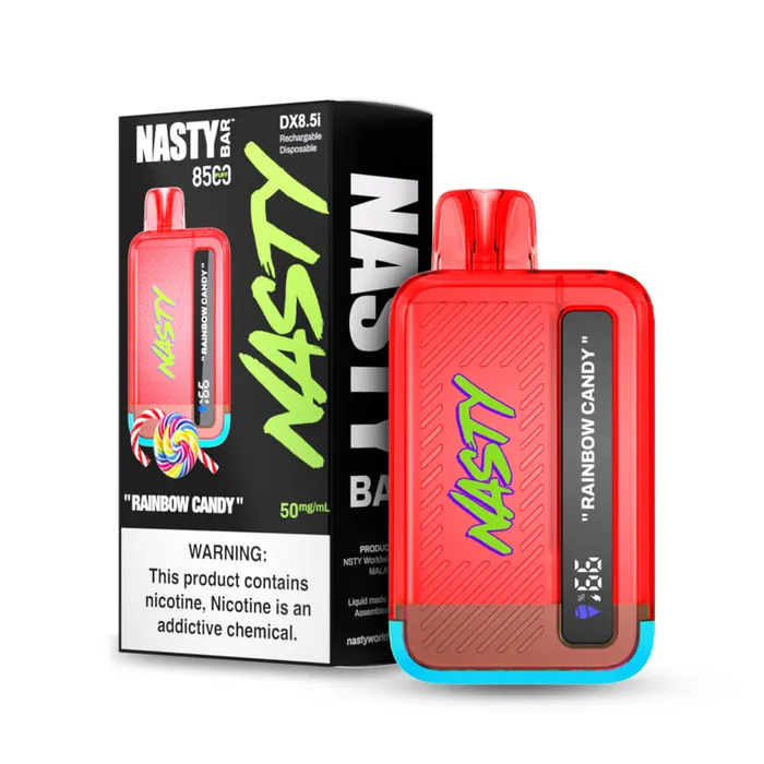 Vibrators Nasty Bar DX85i 8500 Puff Disposable CLEARANCE NASTY