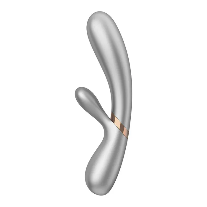 Vibrators Satisfyer Satisfyer Hot Lover Rabbit Vibrator SilverChampagne