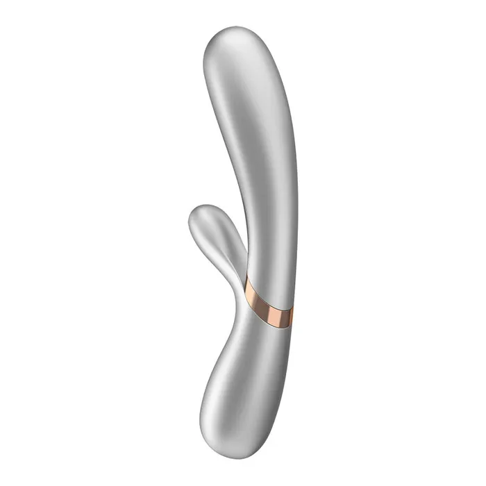 Vibrators Satisfyer Satisfyer Hot Lover Rabbit Vibrator SilverChampagne