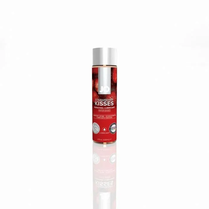 Vibrators System JO Jo H2o Strawberry Kiss 4 Oz Flavored Lube