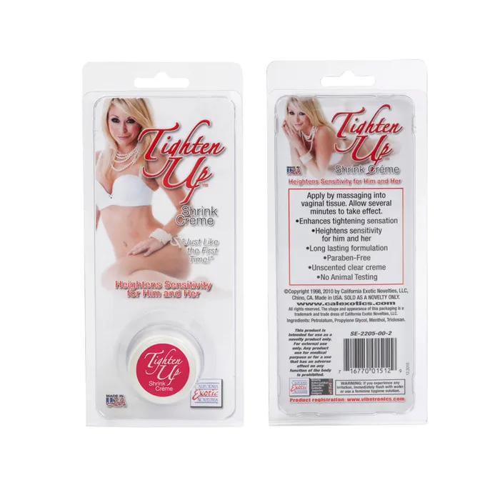 Vibrators Tighten Up Shrink Creme California Exotic Novelties
