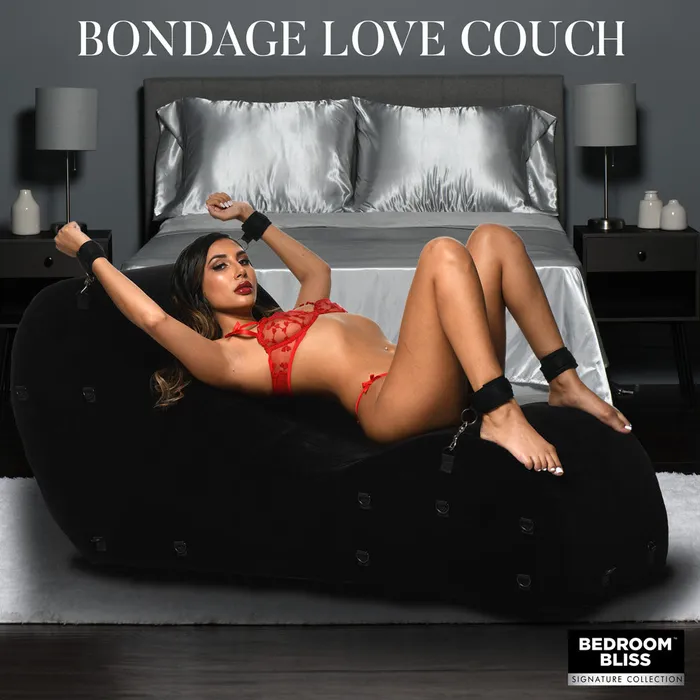 XR Brands Couples Bedroom Bliss Bondage Love Couch XR Brands Couples Bedroom Bliss Bondage Love Couch