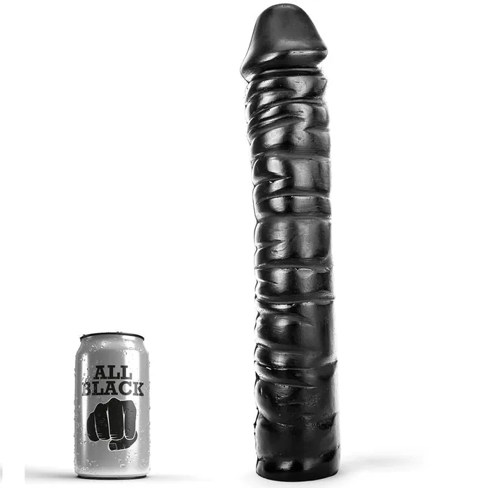 ALL BLACK Dildos ALL BLACK TUTTO NERO DONG 38CM