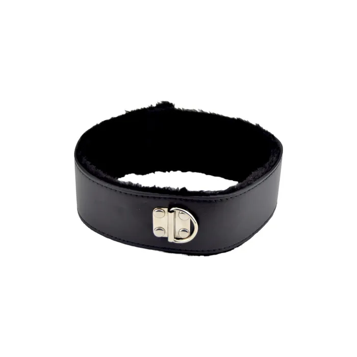 Anal Bound to Please Bound to Please Furry Collar with Leash Black Anal Bound to Please Bound to Please Furry Collar with Leash Black
