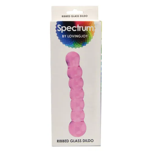 Dildos Spectrum Ribbed Glass Dildo Spectrum Dildos Spectrum Ribbed Glass Dildo Spectrum