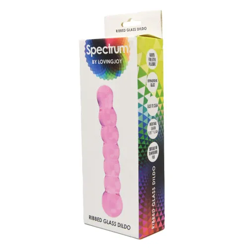 Dildos Spectrum Ribbed Glass Dildo Spectrum Dildos Spectrum Ribbed Glass Dildo Spectrum