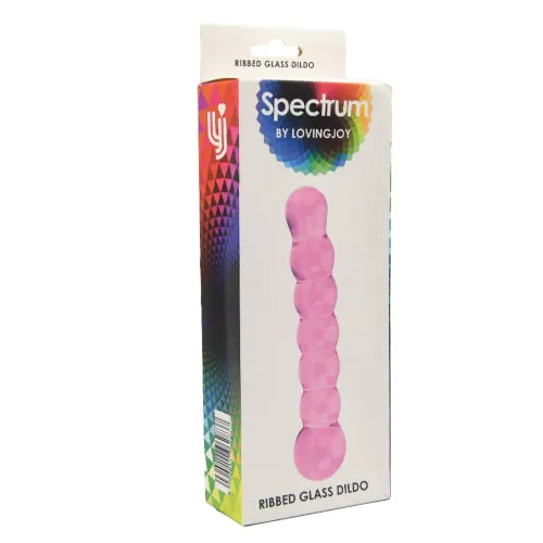 Dildos Spectrum Ribbed Glass Dildo Spectrum Dildos Spectrum Ribbed Glass Dildo Spectrum