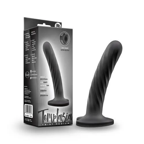 Female Sex Toys Blush Novelties Twist Silicone Dildo with Suction Cup Medium Female Sex Toys Blush Novelties Twist Silicone Dildo with Suction Cup Medium