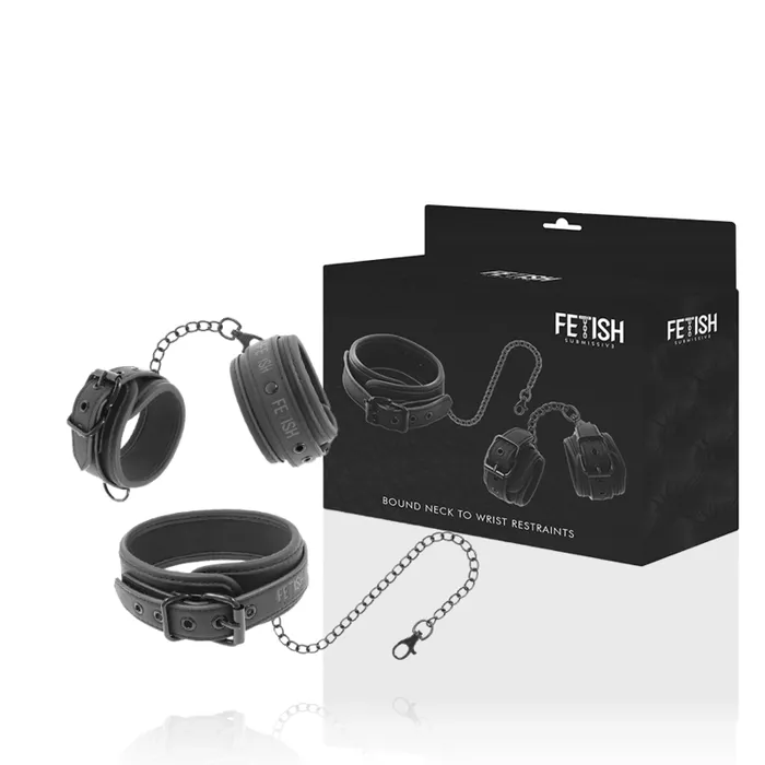 FETISH SUBMISSIVE BONDAGE Female Sex Toys COLLARE E MANETTE FETISH SUBMISSIVE