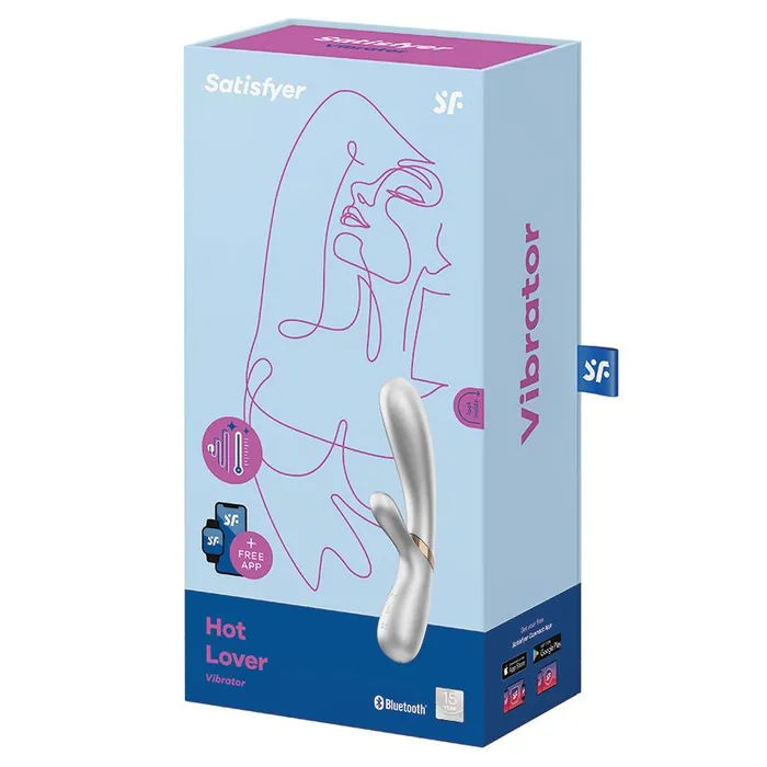Hot Lover App Controlled Warming Rabbit Vibe Satisfyer Vibrators