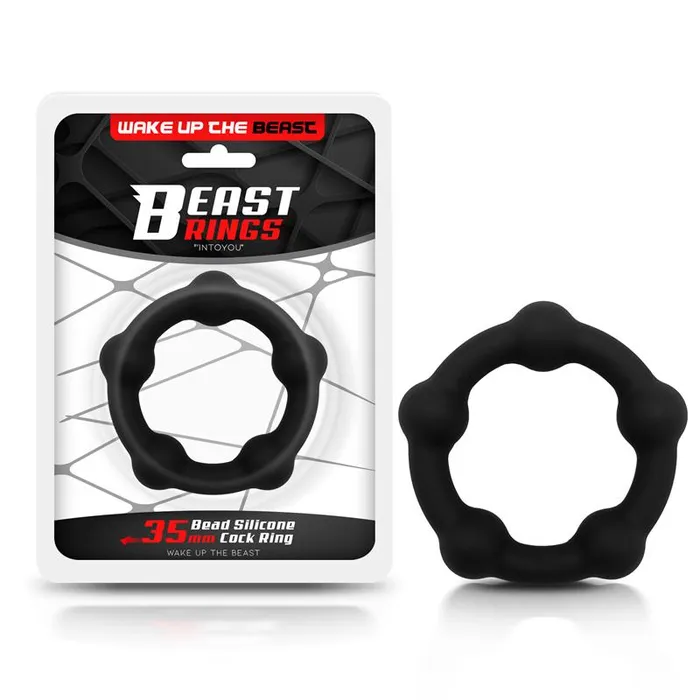 Love Cherry Male Sex Toys Beast Rings Cock Ring Black