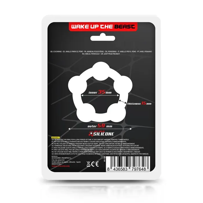 Love Cherry Male Sex Toys Beast Rings Cock Ring Black
