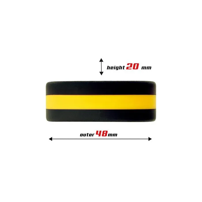 Male Sex Toys Love Cherry Beast Rings Cock Ring BlackYellow