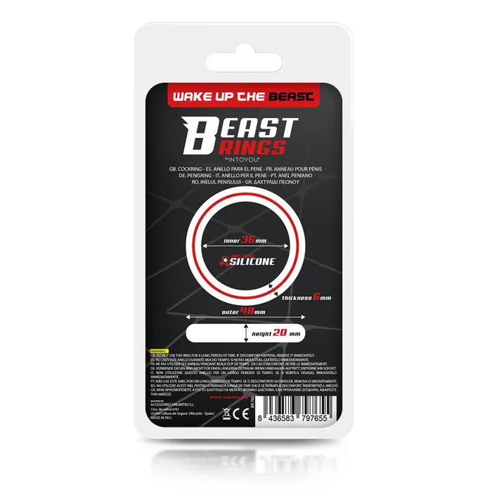 Male Sex Toys Love Cherry Beast Rings Cock Ring BlackYellow