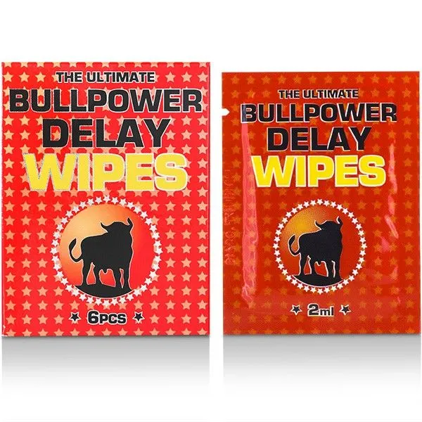 Male Sex Toys SALVIETTE BULLPOWER DELAY 6 X 2 ML itdefresitnl pleasuretoys69