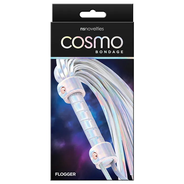 NS Novelties Couples Cosmo Rainbow Bondage Flogger