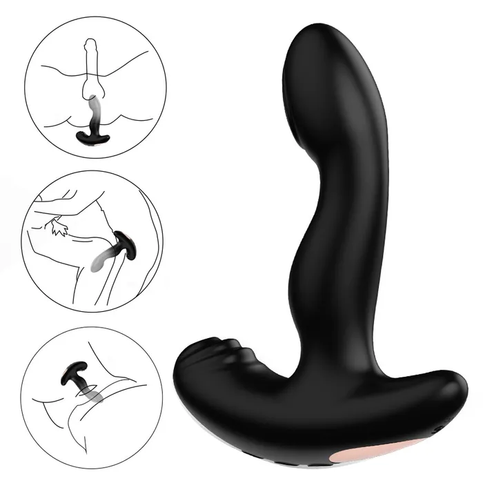 Pleasure Passion Rock N Roll Remote Control Prostate Massager Anal