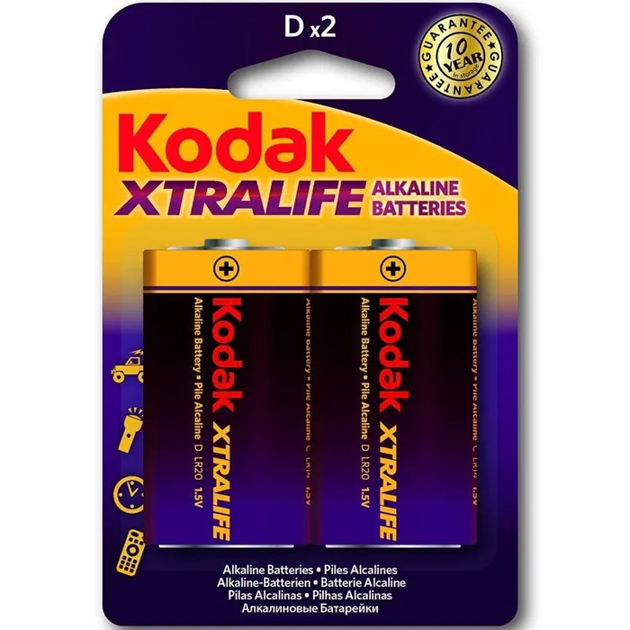 Vibrators KODAK BATTERIE ALCALINE KODAK XTRALIFE LR20 D LR20 15V