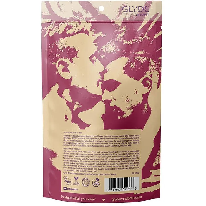 Vibrators Slimfit Natural Condoms 36 pk Glyde