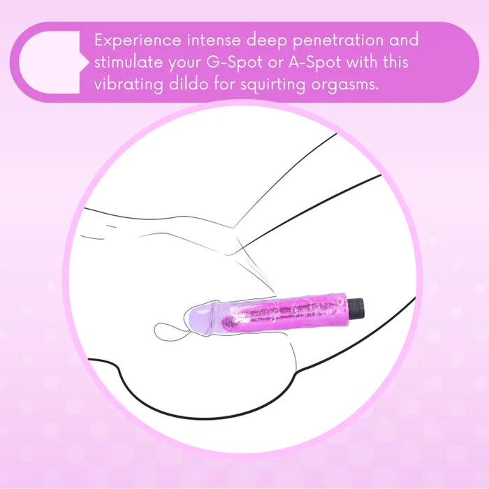 8 Inch Long Deep Penetration Vibrating Dildo TooTimidcom Anal