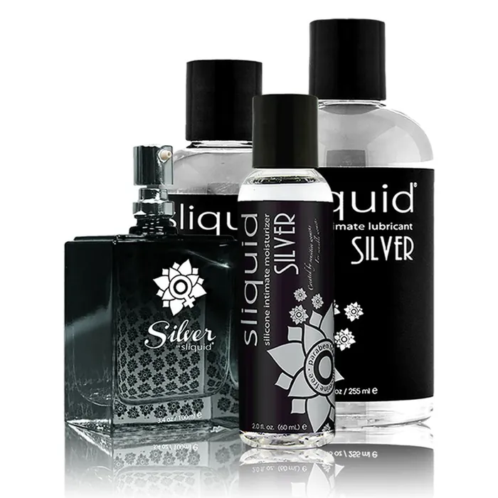 Anal Sliquid Silver Silicone Lube Glycerine Paraben Free Sliquid