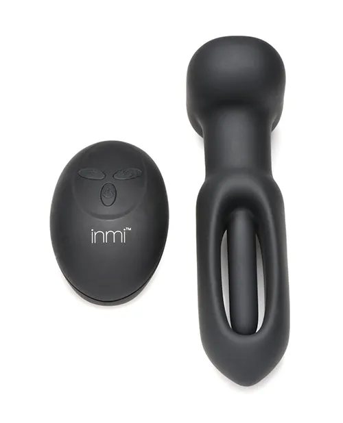 Anal XR Brands Inmi Bum Flick Flicking Vibrating Silicone Butt Plug wRemote