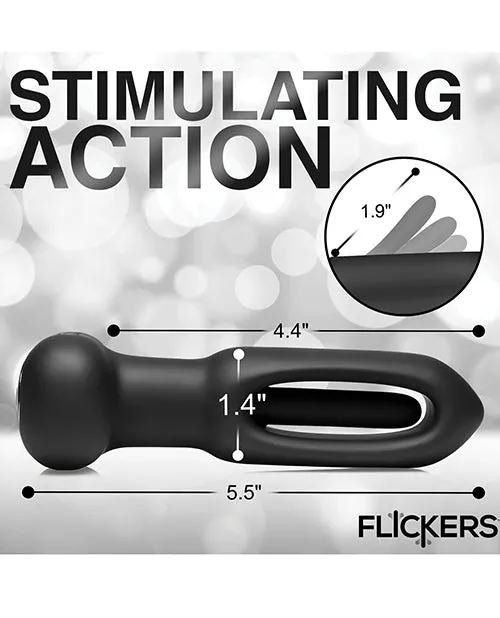 Anal XR Brands Inmi Bum Flick Flicking Vibrating Silicone Butt Plug wRemote