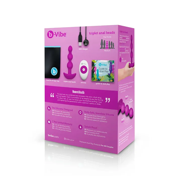 BVibe Anal BVibe Triplet Beads BVibe Anal BVibe Triplet Beads