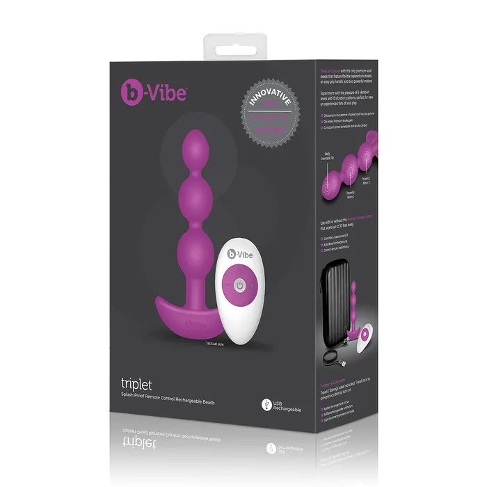 BVibe Anal BVibe Triplet Beads BVibe Anal BVibe Triplet Beads