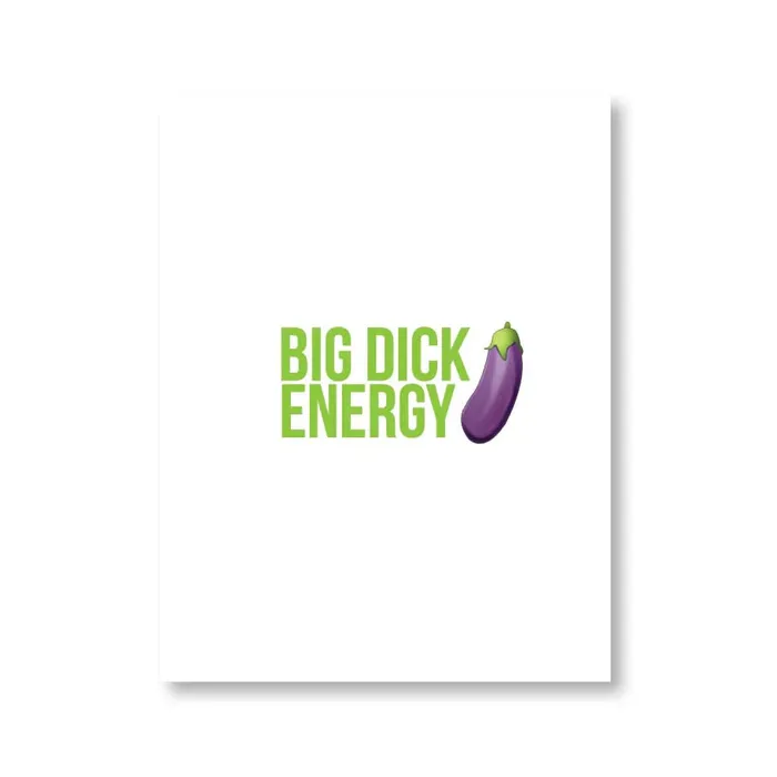 Big Dick Energy Naughty Kard Kush Kards Dildos