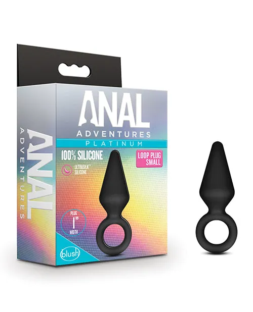 Blush Anal Blush Anal Adventures Platinum Silicone Loop Plug