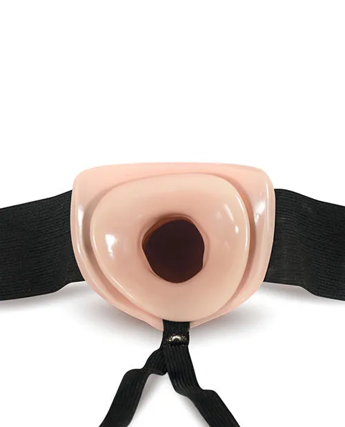 Blush Dr Skin 7 Hollow Strap On Blush Female Sex Toys